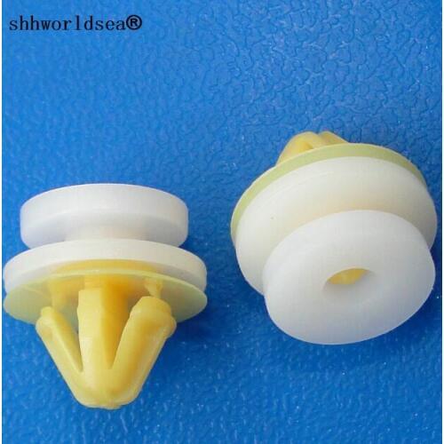 Shhworldsea auto fasteners Under the door skirt trim panel buckle, under the door wheel eyebrow buckle for GM landrover renualt