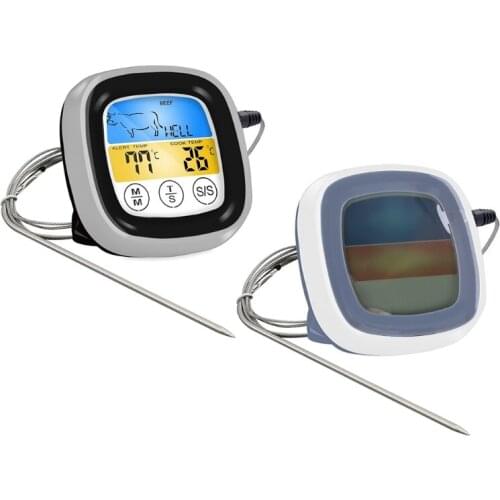 Food Cooking Wireless Barbecue Thermometer and Timer for Oven Meat Grill BBQ