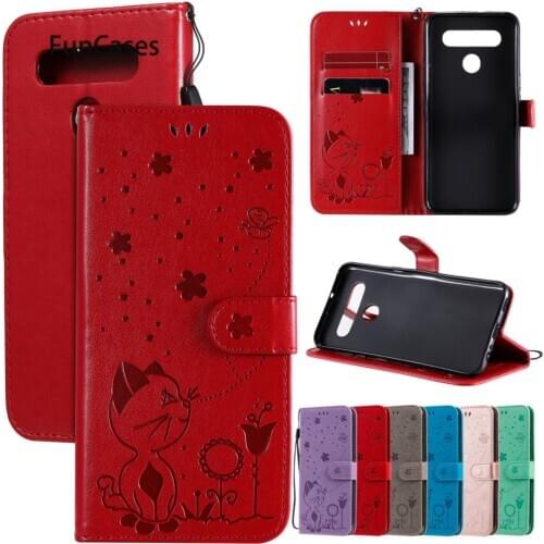 Rose Gold Mobilephone Cases For LG K61 PU Leather Wallet Flip Phone Pouch Cover LG Q61 Q630 K41S K40S K92 5G K40 K42 Mobile Case