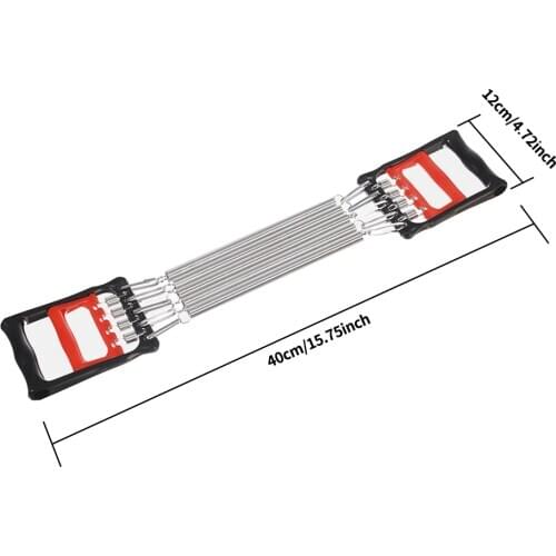 Chest Expander Hand Gripper 5 Springs Muscle Pulling Strength Training Exercise Home Gym Workout Tool Spring Chest Expander