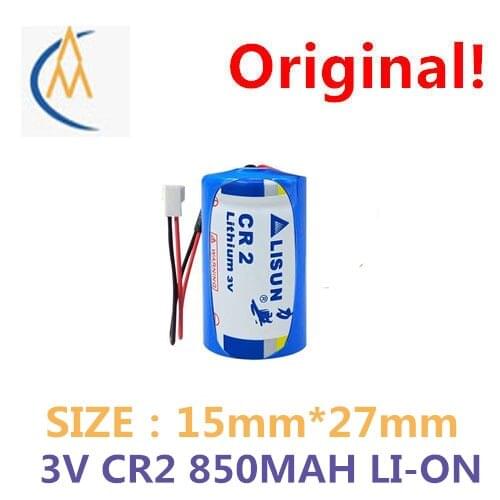 LISUN force hing CR2 polaroid camera golf range finder pet trainer disc brake lock 3 v lithium battery with plug