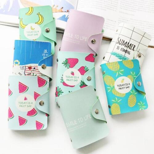 M356 Cute Fruits Printing Women Passport Holder PU Leather 20 Card Holder Travel Passport Cover Women Girl Gift Wholesale