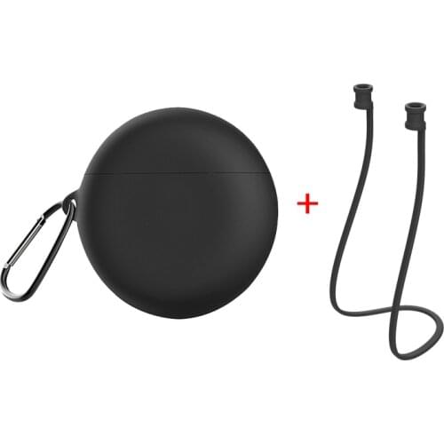 Soft Silicone Earphone Cover For Huawei FreeBuds 3 Bluetooth Wireless Headset Coque For Huawei Freebuds 3 Case & Anti Lost Rope