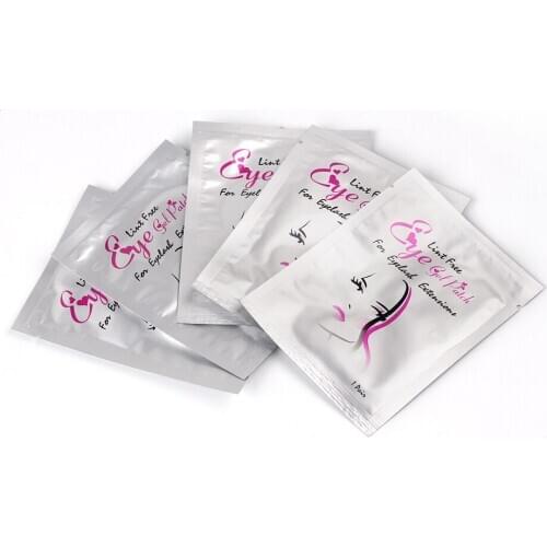 NEWCOME Lint Free Eye Pads under Eye Gel Patch Eyelash Extension Eye Tips Sticker Paper Wraps Eyelash Makeup Tools Eyelashes