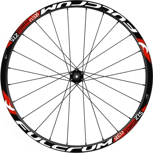 Full KIT of compatible bike tire stickers 27,5 ”WH42 FULCRUM RED POWER 27,5 vinyl cycling wheels