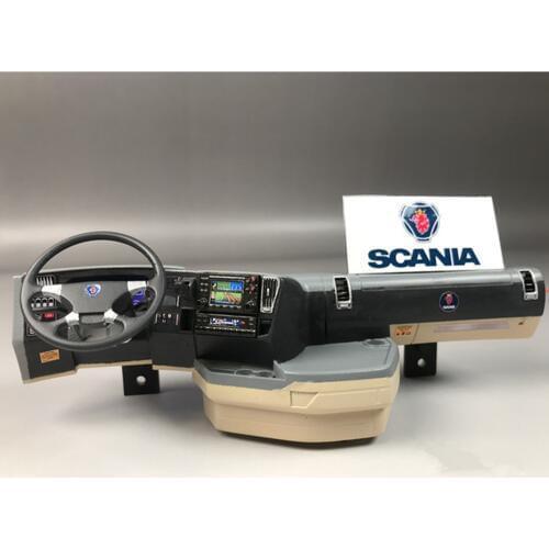 Rc Toy Truck Body Cab Interior Kits For 1/14 Scale Remote Control Car Tamiya Scania R620 56323 Tractor Trailer Parts Accessories