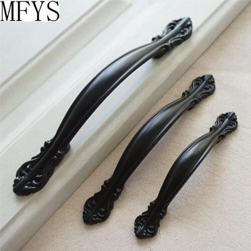 2.5'' 3.75" 5" Black Dresser Knobs Drawer Pulls Handles Knobs Cabinet Knob Kitchen Cabinet Handle Pull Knob Furniture Hardware
