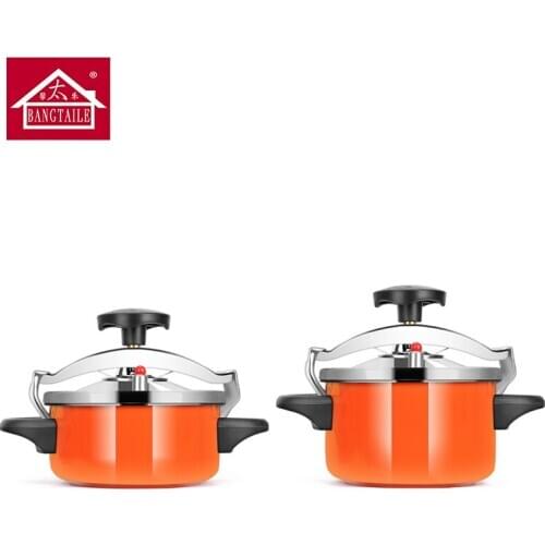 Stainless steel pressure cooker household outdoor picnic super-pressure stewpan induction cooker gas stove cooking pot 2-3L