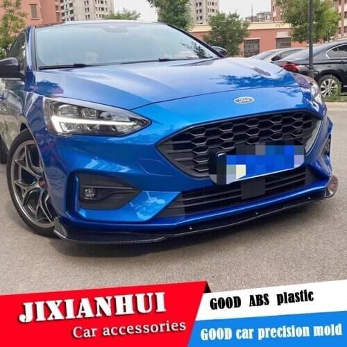 For Focus Body kit spoiler 2019-2020 For Focus SC ABS Rear lip rear spoiler front Bumper Diffuser Bumpers Protector