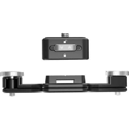 TELESIN Quick Release Plate Expansion Tripod For Camera Yuntai Strap Quick Release Plate With 1/4 Inch Screw Hole