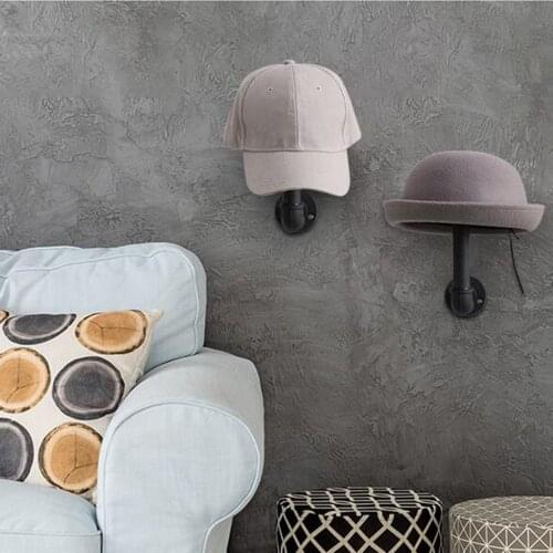 Wig Hat Display Stand Motorcycle/Bicycle Helmet Holder Wall Mount Hook Rack