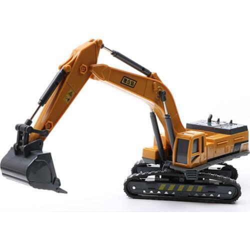 32cm Alloy Track heavy truck Diecast Excavator Vehicle Model Truck Machine Model Toy Engineering Truck F Toy