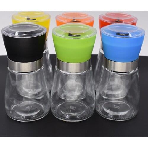 1PC Manual Pepper Salt Spice Mill Grinder Pepper Grinder Spice ContainerHome Kitchen Accessories