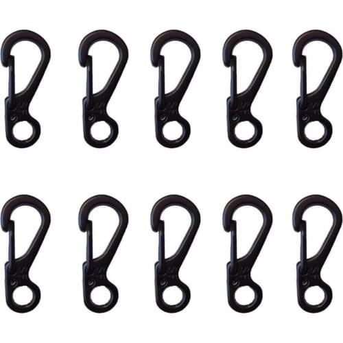 10Pcs Mini Spring Hanging Buckle Portable Fast Hanging Hook for Outdoor Hanging Buckle