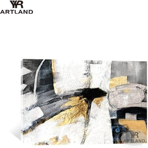 100% Hand drawn acrylic oil painting on canvas abstract pictures for home wall decor art poster for living room sofa entrance