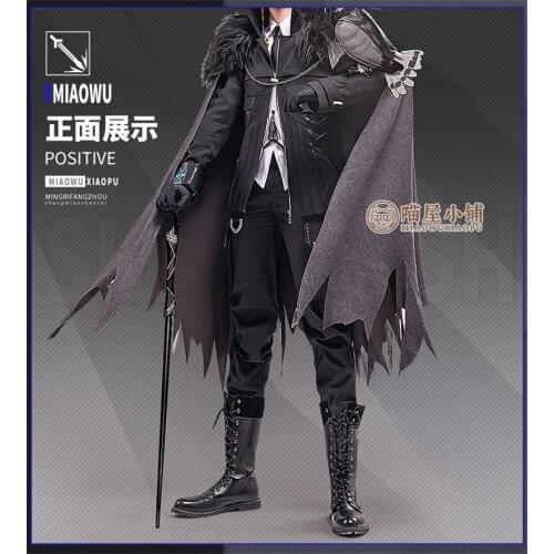 Anime SliverAsh Battle Suit Cosplay Costume Arknights Cos Carnival Outfit For Men H