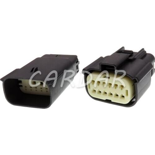 1 Set 12 Pin 33472-1201 Automotive Headlight Socket Connector For Ford Focus Mondeo Buick Chevrolet