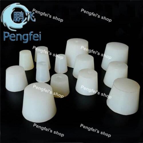 Free shipping 100PCS top side diameter 1.6mm bottom side 5.1mm height 19.1mm 1.6*5.1*19.1 solid silicone plugs silicone stopper