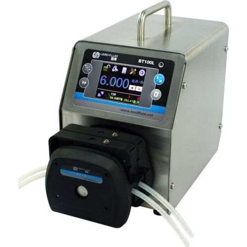 BT100L DT15-24 Pump Head Intelligent peristaltic pump Precise Adjustable Flow Control Lab Liquid Pumps 0.05-400 ML/MIN