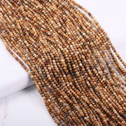 Natural Stone Beads wood grain Stone Loose Spacer Beaded for Jewelry Making Beadwork DIY necklace Bracelet Accessories Wholesale