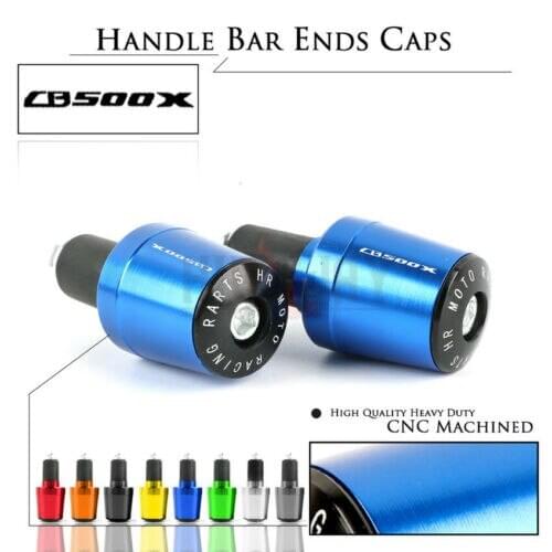 CNC 22MM Motorcycle Handlebar Grips Accessories Handle Bar Cap End Plugs For Honda CB 500X CB 500