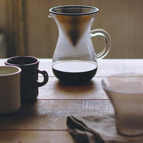 Stainless Steel Pour Over Coffee Filter Reusable Paperless Cone Dripper for Coffee Maker wzpi