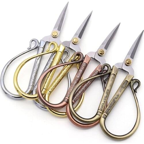 1 Pcs Handicraft DIY Tool Cross Stitch Classic Vintage Scissor Retro Fashion Craft Sewing Tailor Accessories