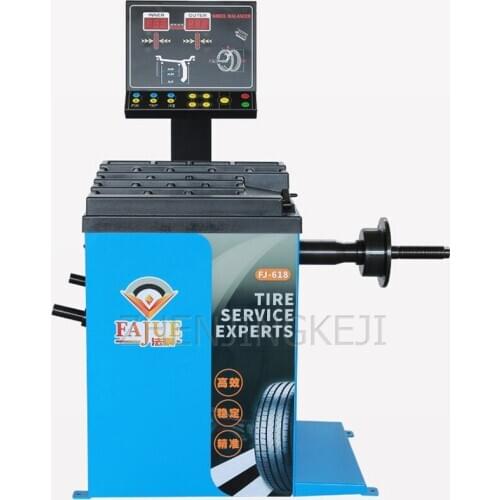 Small And Medium Sedan Car Balance Machine Fully Automatic Tires Balancer High Precision Mute Tires Balance Equipment 220V/250W
