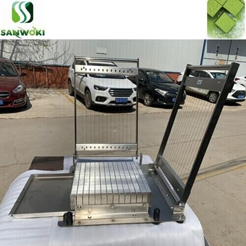 Custom made 25*25mm cutting distance soft candy square Cutting Machine Chocolate Block Cutter Machine chocolate guitar machine