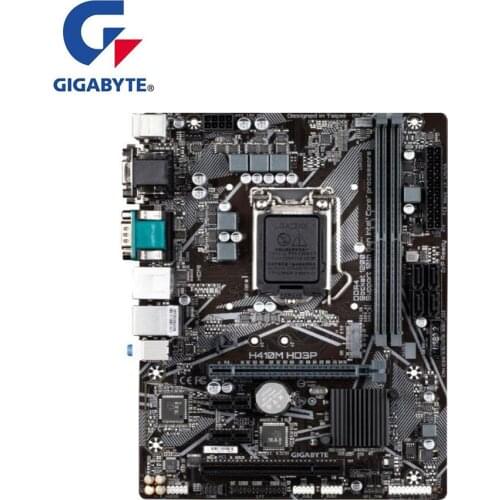 For Gigabyte GA H410M HD3P Motherboard LGA 1200 For Intel H410 m.2 nvme Used Desktop Mainboard USB3.0 SATA3