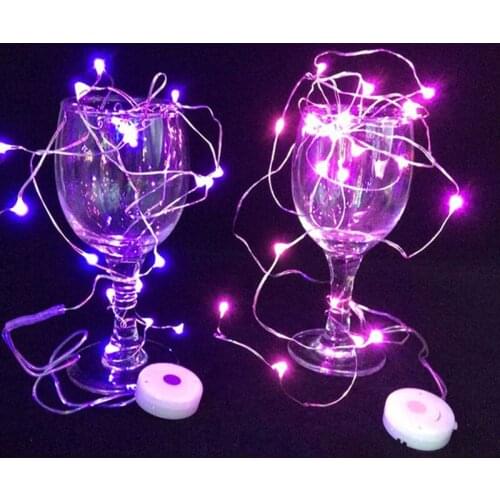 10pcs/lot Blinking LED String light 2m lights strings for Christmas Festival Party Fairy Colorful Xmas Garland lamps Decorations