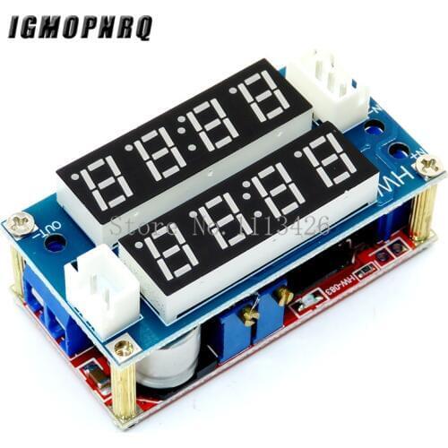 2 in 1 XL4015 5A Adjustable Power CC/CV Step-down Charge Module LED Driver Voltmeter Ammeter Constant current constant voltage
