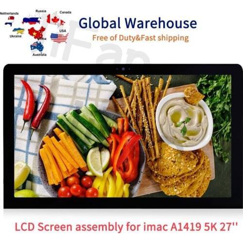 Full New For iMac 27'' A1419 5K Retina Display LCD Screen Assembly LM270QQ1 SDB1 SDA2 SDC1 EMC 2834 2806