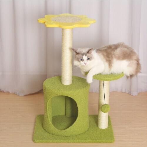 Cat Climbing Frame Interesting Multi-layer Platform Cat Sisal Furniture Wear-resistant And Comfortable Cat Climbing Frame Tool