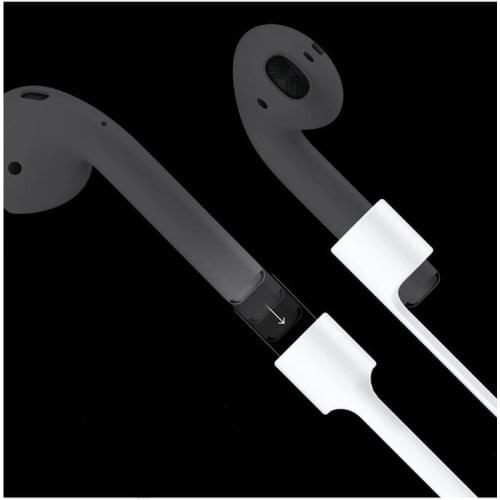 For Apple Airpods Headphones Anti Lost Strap Loop String Rope for Air Pods Bluetooth Earphone Silicone Cable Cord Accessories