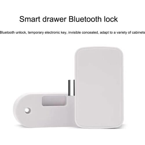 Smart Bluetooth Remote Control Authorized Drawer Lock Security Keyless Anti Thef Lock Invisible Lock Private File Cabinet Lock