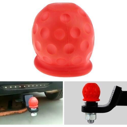 Universal 50mm Tow Bar Ball Cover Cap Towing Hitch Caravan Trailer Towball Protect For Car Truck Trailer RV Camper ATV 3 Colors