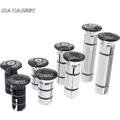 Bike Headset Stem Top Cap Compression plug Nut Compressor Expansion Fork Steerer Carbon Fiber Cover Long Large Size