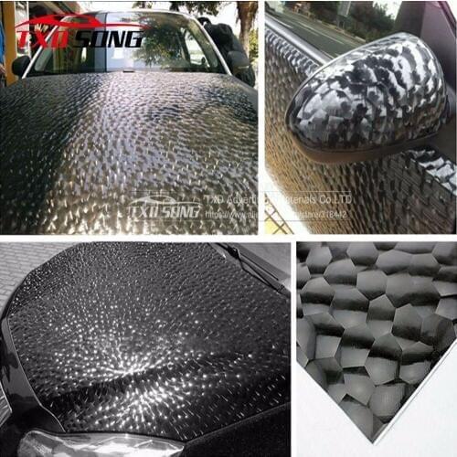 10/20/30/40/50/60x152CM/LOT Special 3D balck Vinyl film Water CUBE vinyl sticker with air free bubbles by free shipping