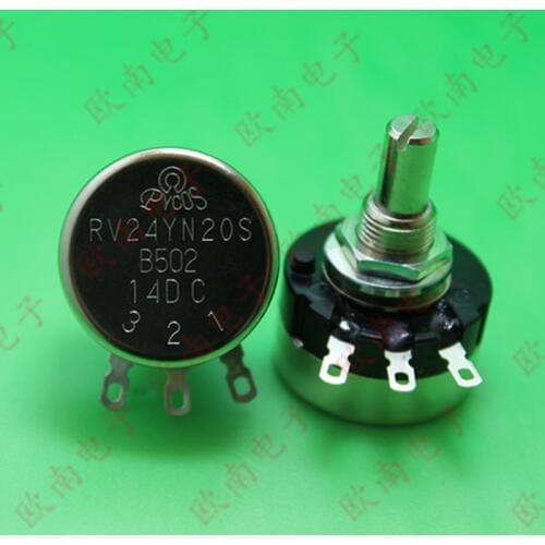 [VK] speed control single turn potentiometer RV24YN20S B502 5K frequency switch RV24 switch