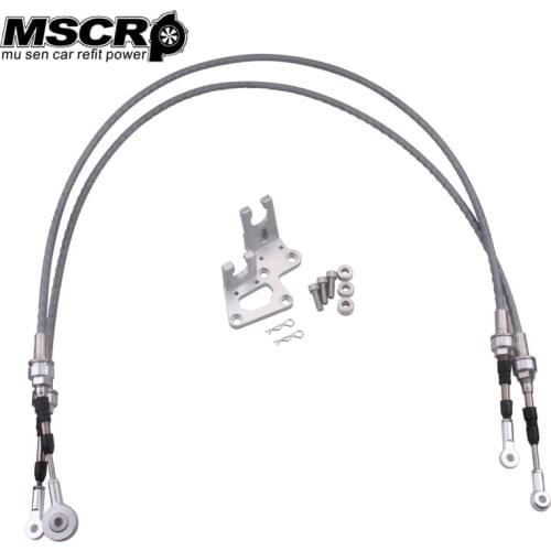 High Quality RSX Shifter Cables & Trans Bracket K20 K20A K24 K Swap Series EG EK DC2 Race