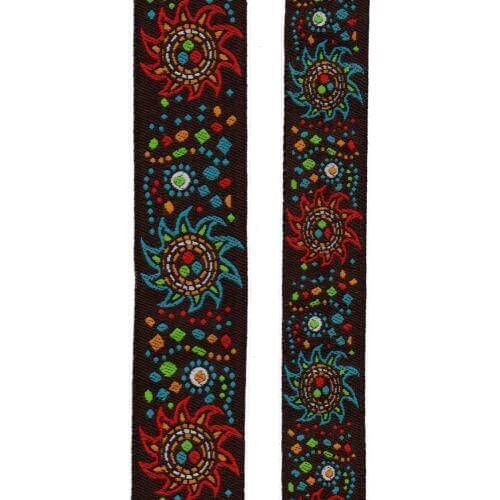 ZERZEEMOOY 5/8'' 16mm 7/8" 22mm Wide Color sunflower Woven Jacquard Ribbon lace 10yards/lots