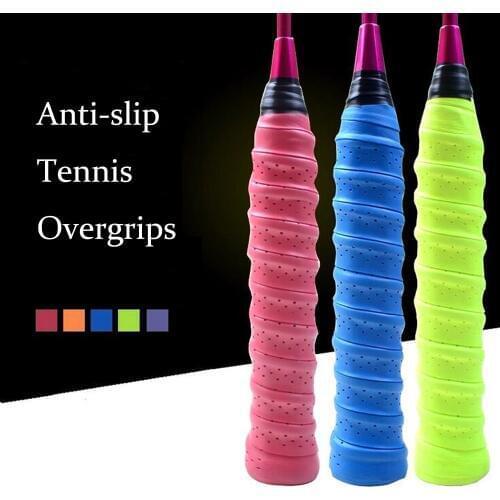 10pcs/lot Anti-slip Breathable Sport Over Grip Sweatband Griffband Tennis Overgrips Tape Badminton Racket Grips Sweatband