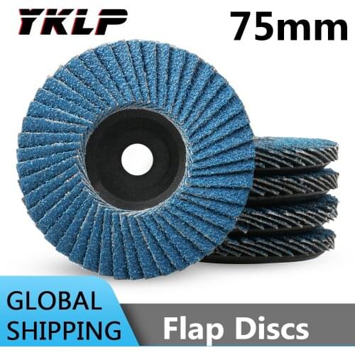 3-10PCS 75mm Grinding Wheels Flap Discs Sanding Disc Grinding Wheels Blades For Angle Grinder Wood Abrasive Tool
