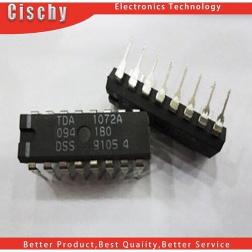 5pcs/lot TDA1072A TDA1072 DIP