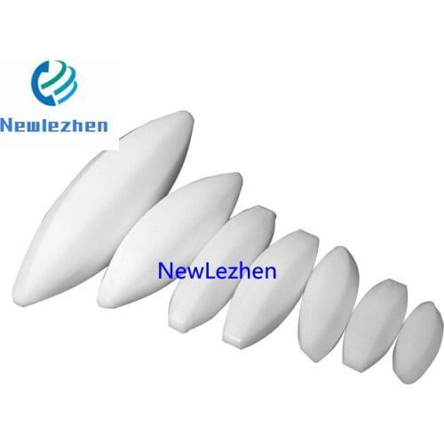 7 Pieces/set of Egg-shaped PTFE Electromagnetic Stirrer Stirrer Stir Bar White Laboratory Supplies