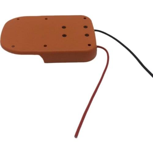 Battery Adapter with Fixing Holes for Ritchie Fo (RIDGID) 18V and AEG 18V Power Connector Accessories Orange Color 1pcs