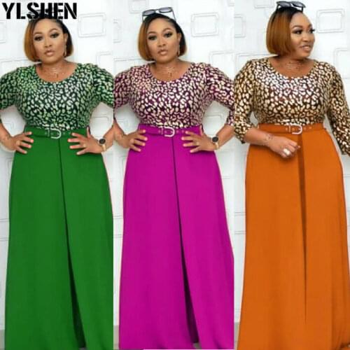 African Dresses For Women Print Jumpsuit African Clothes Africa Dress Dashiki Ankara Evening Party Plus Size Africa Clothing