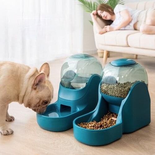 Pet Automatic Feeder Bowl for Dog Cat 3.8L Water Container 1.8KG Food Feeder Cats Feeding Container Dogs Pet Supplies Pet Bowl