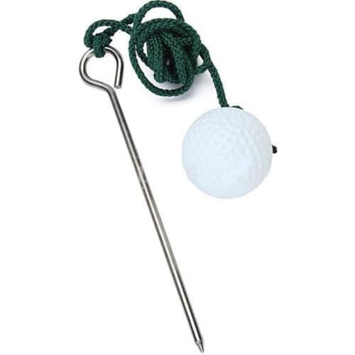 Free Shipping! 1PCS THE ROPE GOLF BALL TRAINING PRACTICE AID IMPROVE SHOTS